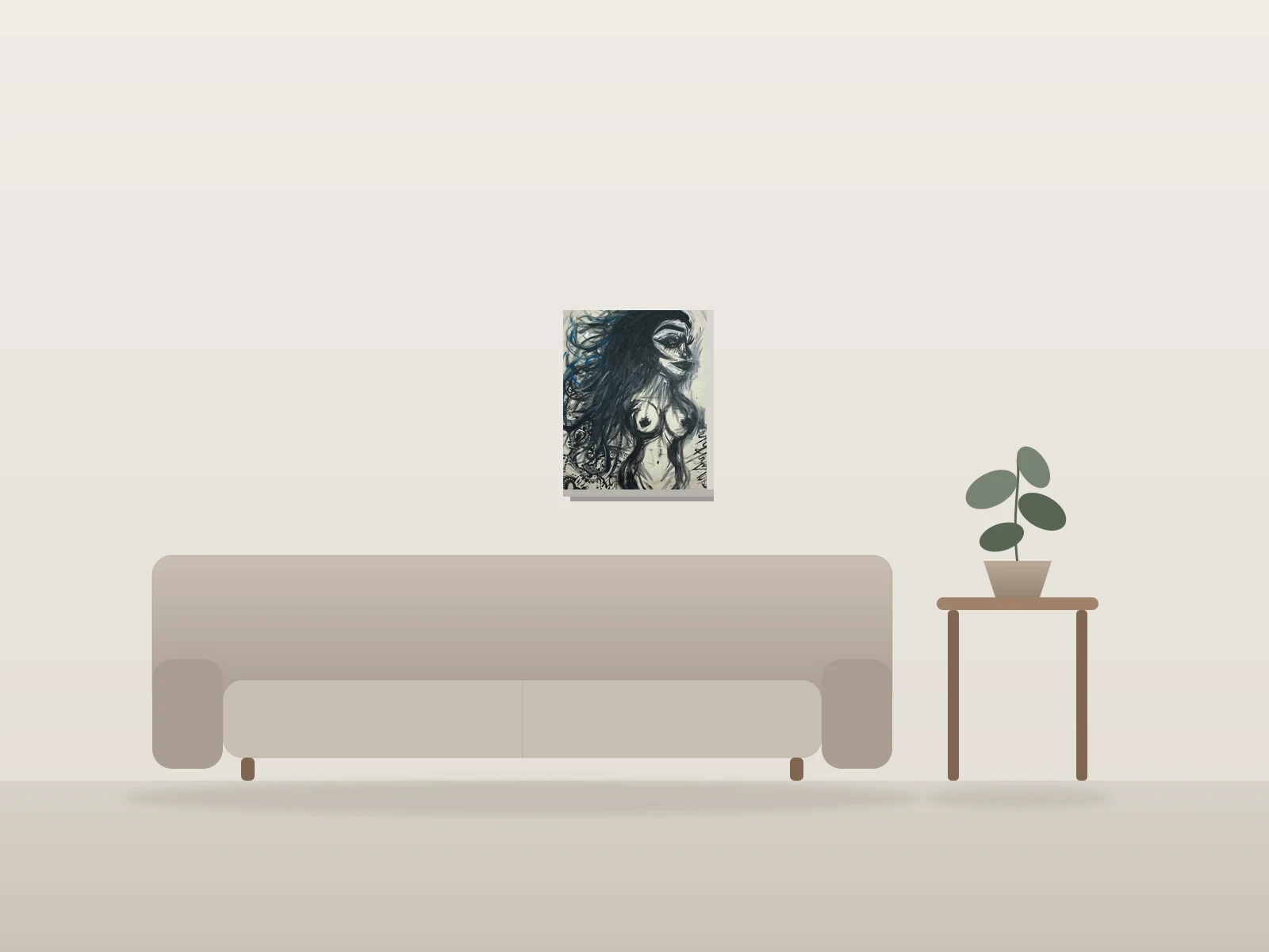Libération d'énergie by Alexandra Hayes shown to scale in a room