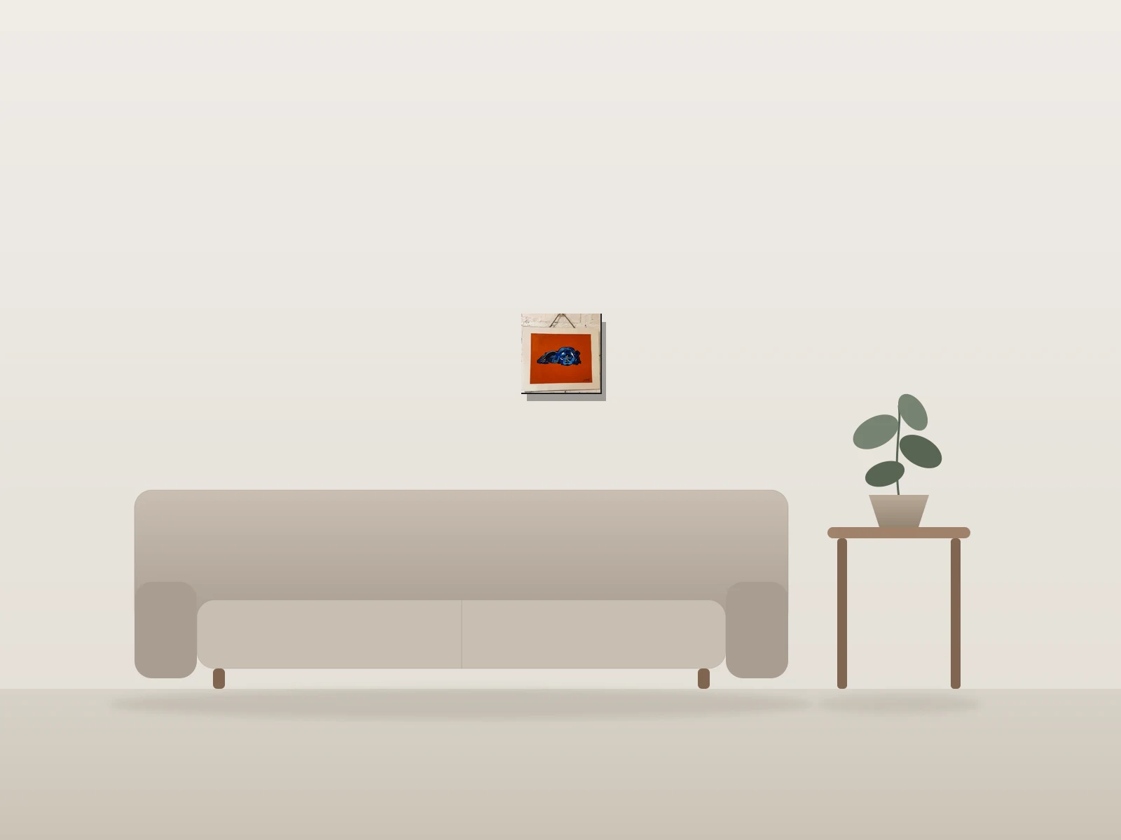 Sans titre by Marquistcustoms shown to scale in a room