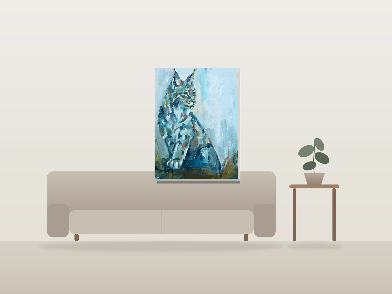 Prise by Mélisss shown to scale in a room
