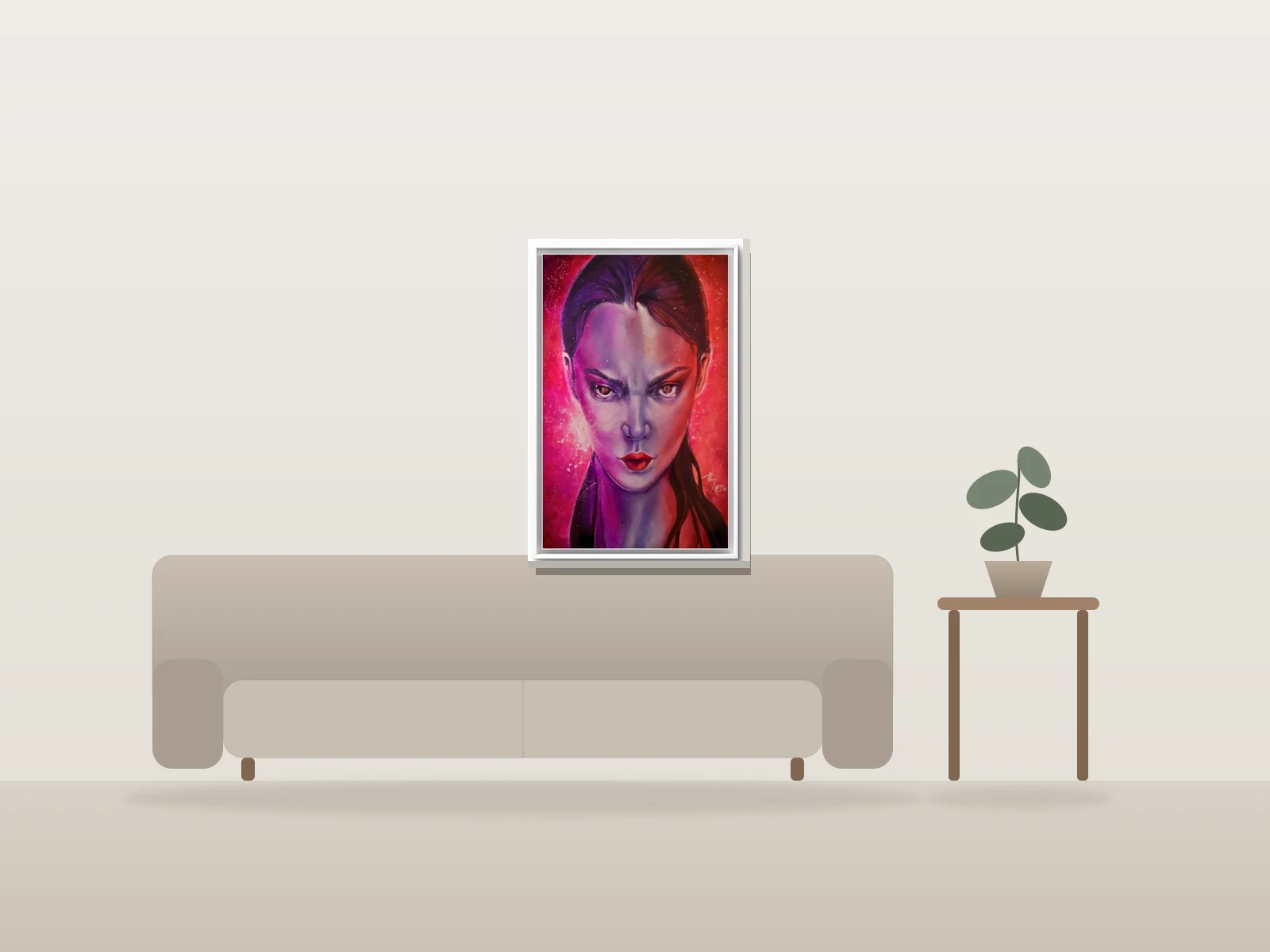 Dragon by MoV Artiste shown to scale in a room