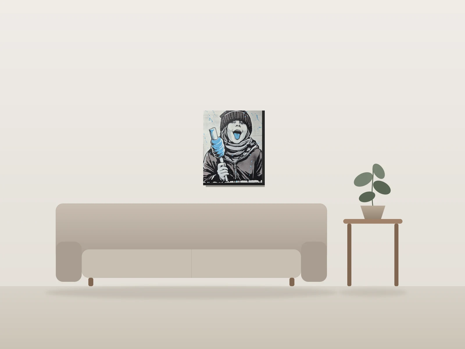 Eléonore💙 by m42 shown to scale in a room