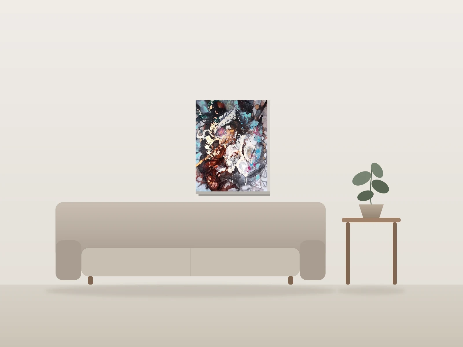 Cœur Accord by CCloutier shown to scale in a room
