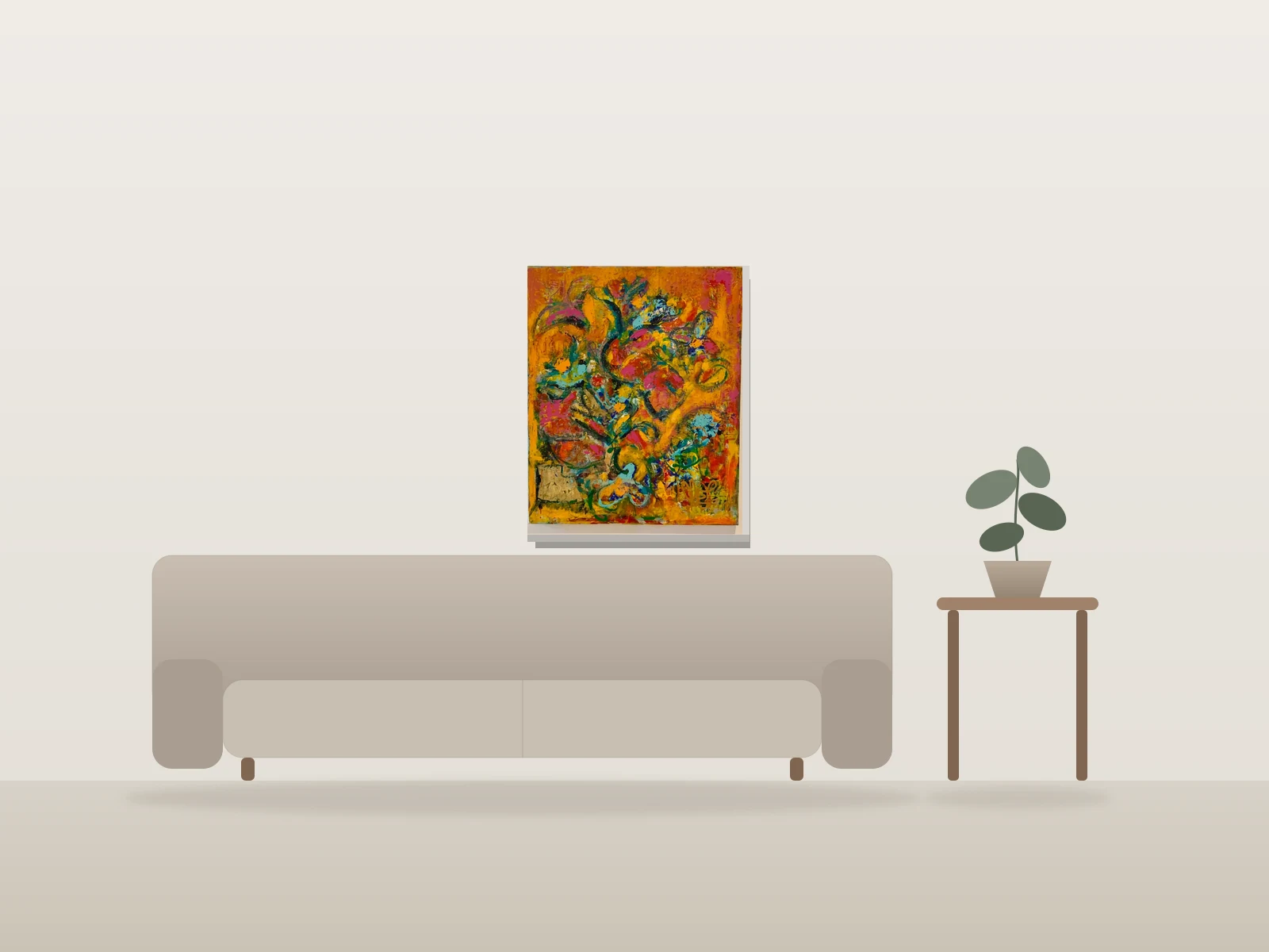 Summum by Melen shown to scale in a room