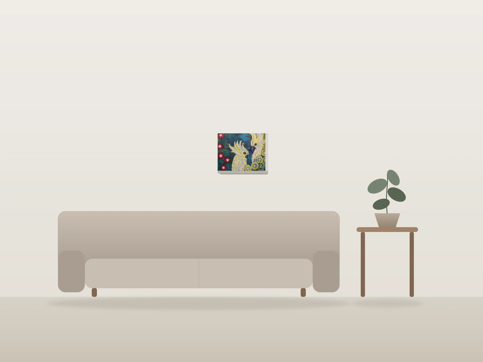 Attraction by Sophie shown to scale in a room