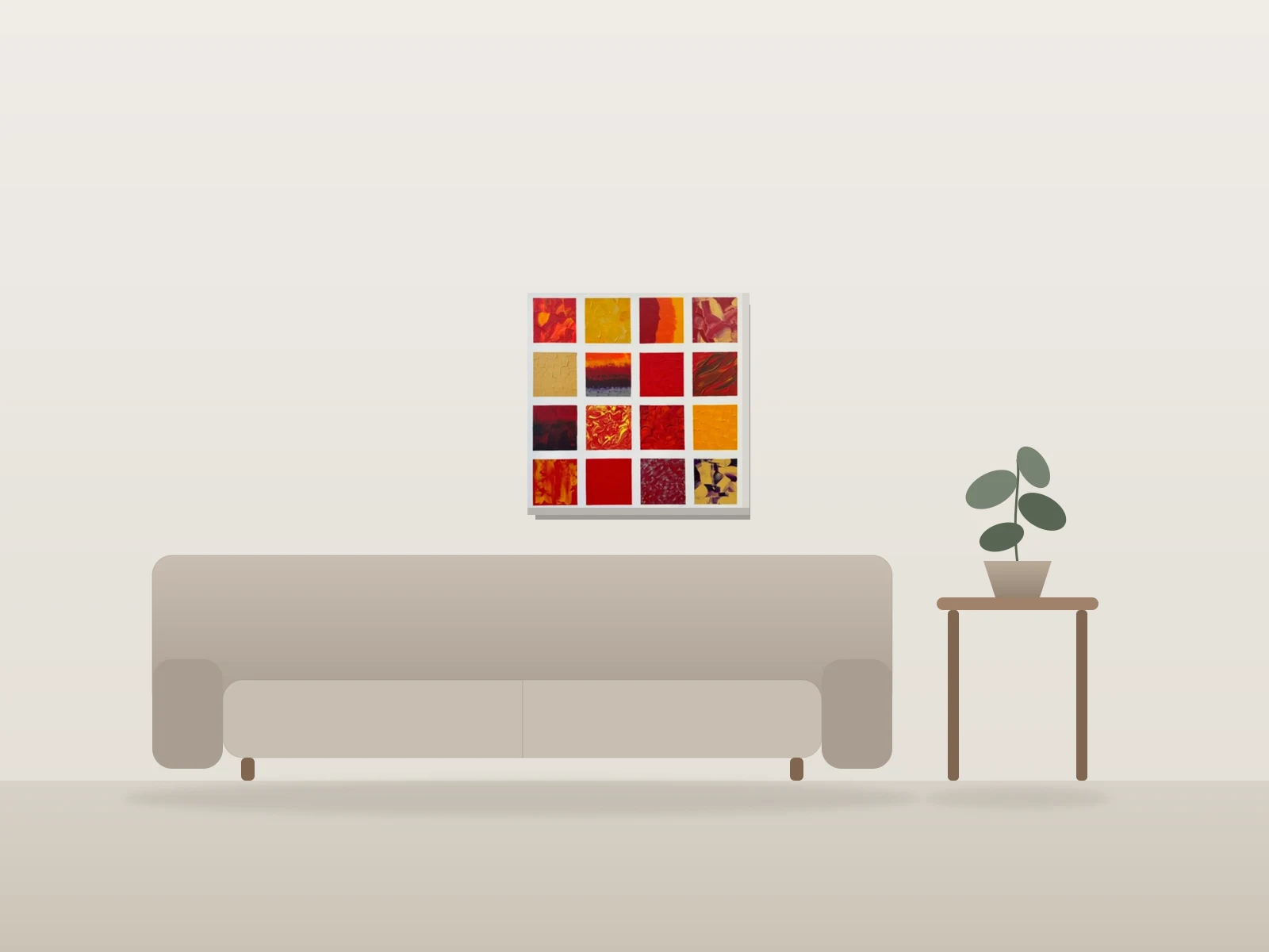 Canicule by Studio OMA shown to scale in a room