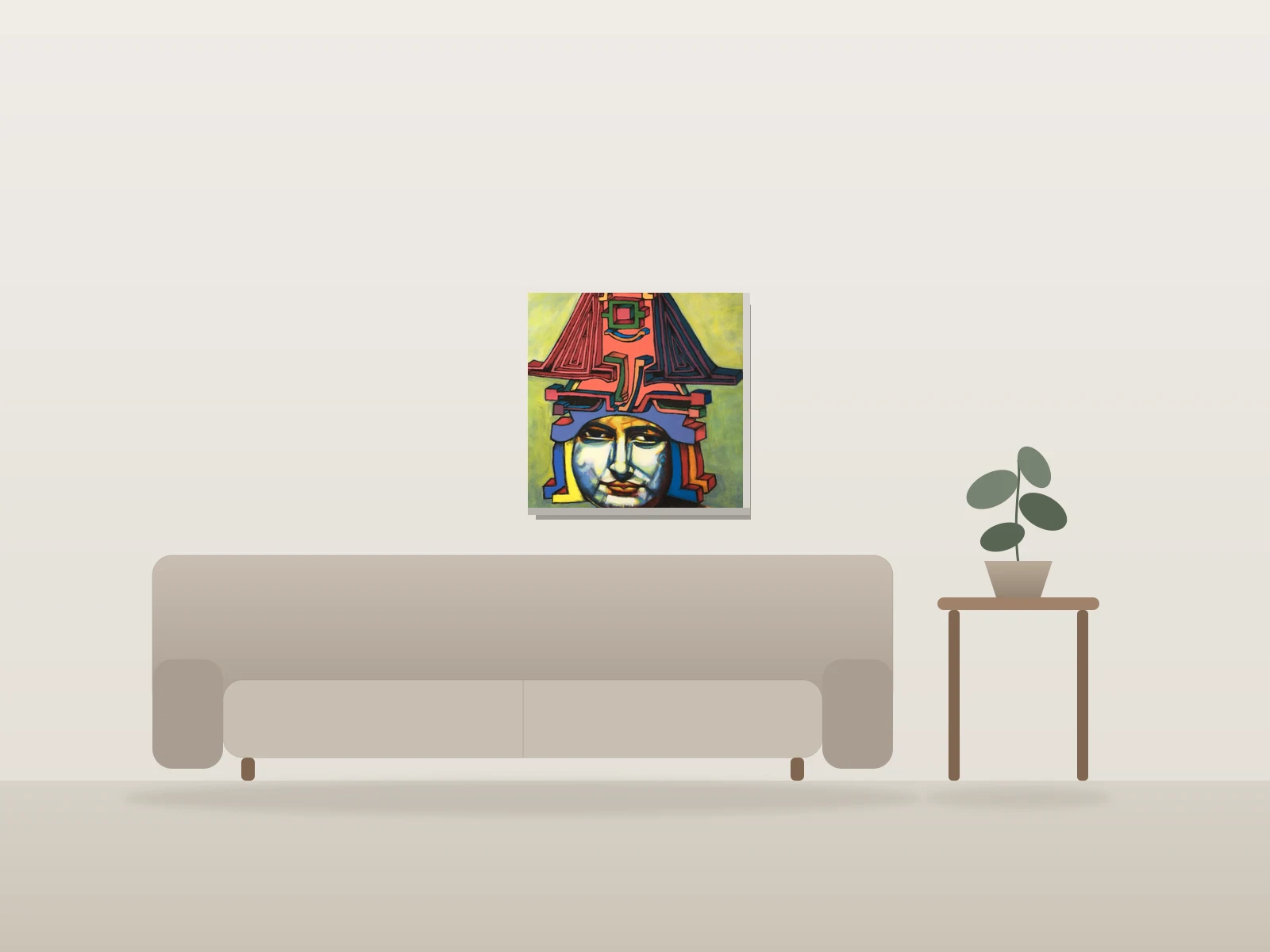 The Empress by Labrona shown to scale in a room