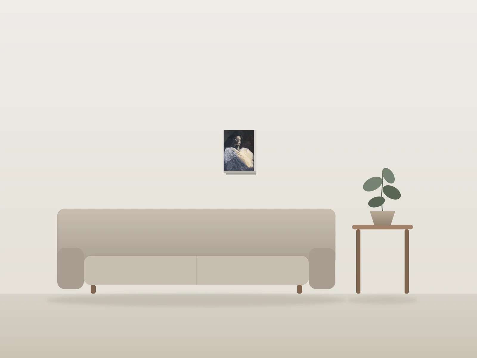 Repos by Déryck shown to scale in a room