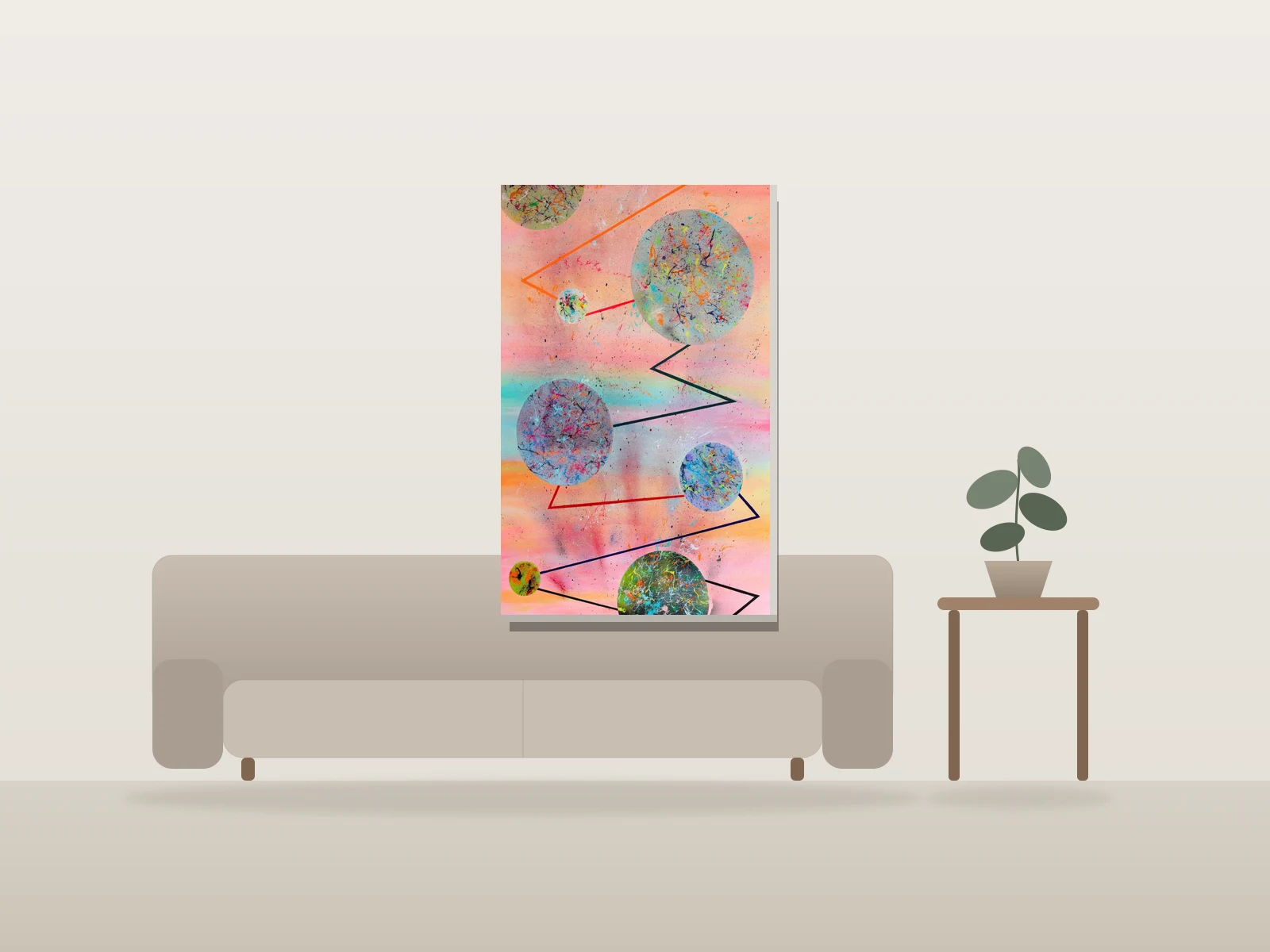 Le Québec de demain by Sylvain Martin shown to scale in a room