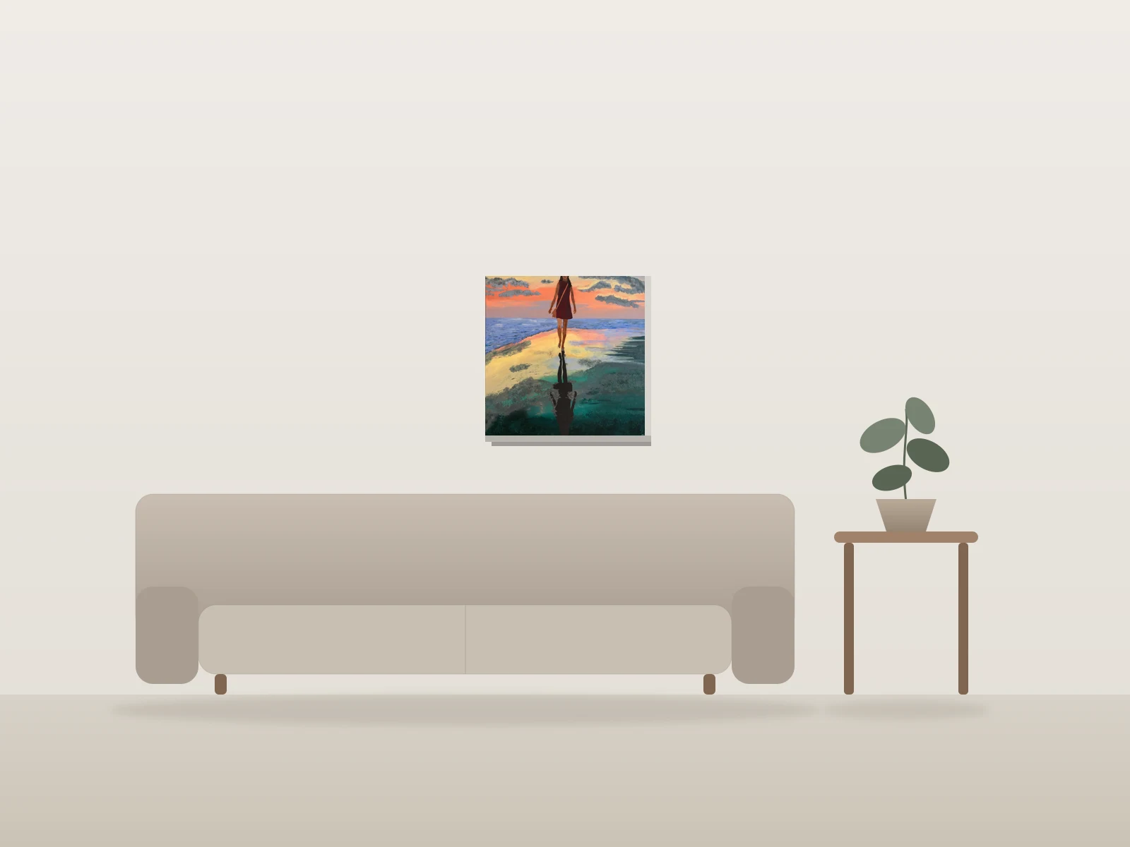 Orly by Rim shown to scale in a room