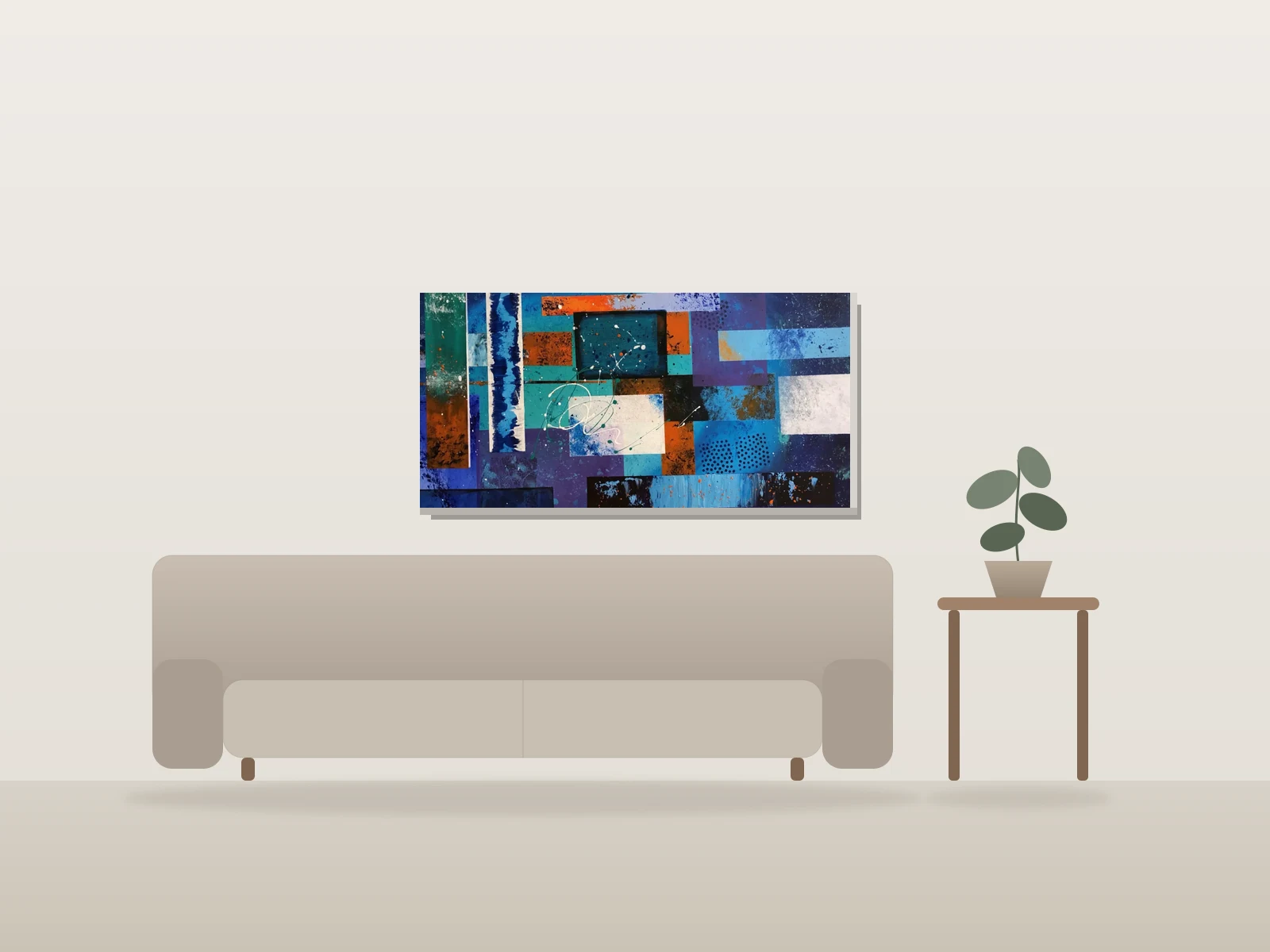 Matrix by Rim shown to scale in a room