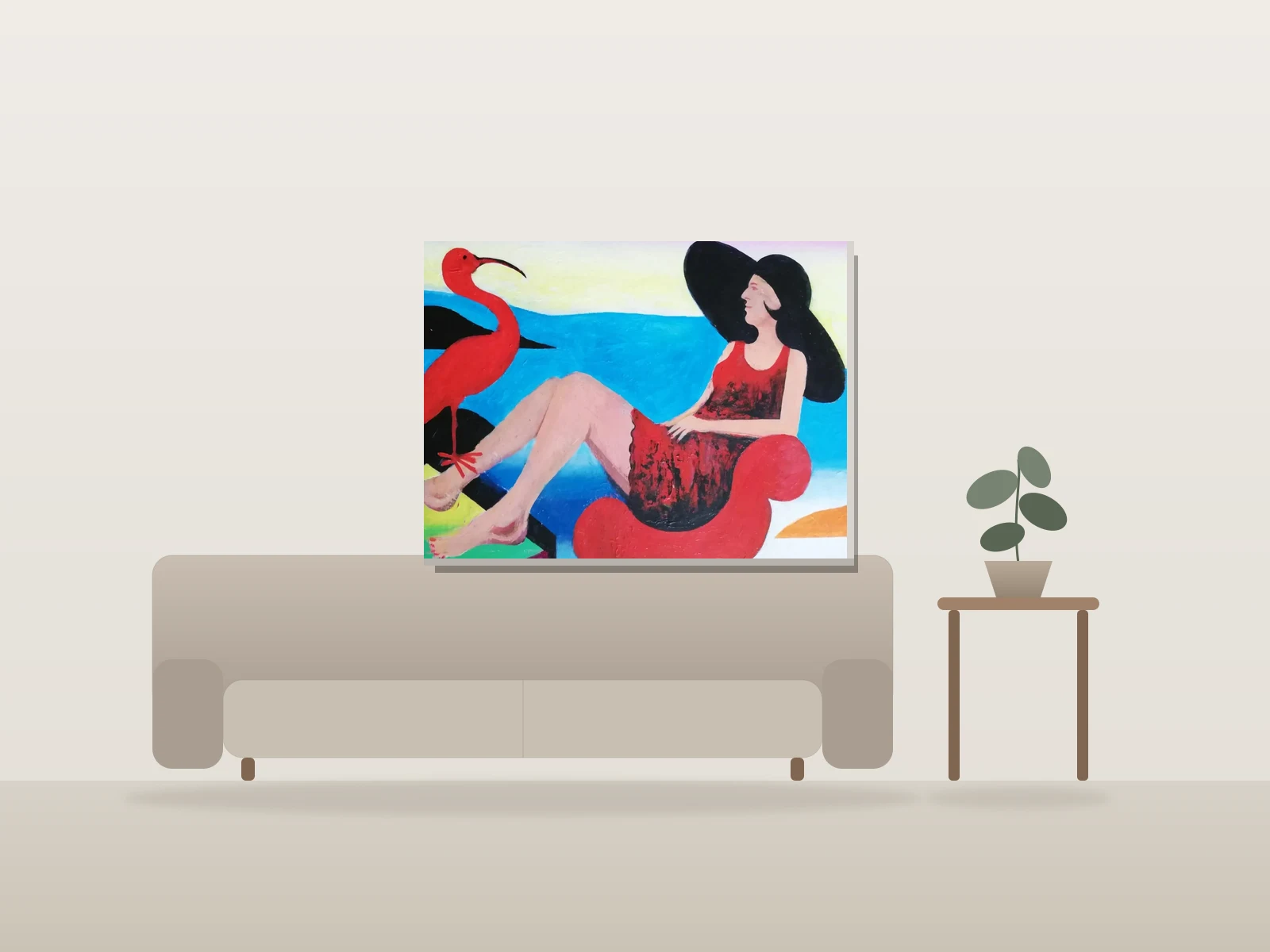 Diana by Artofmiles shown to scale in a room