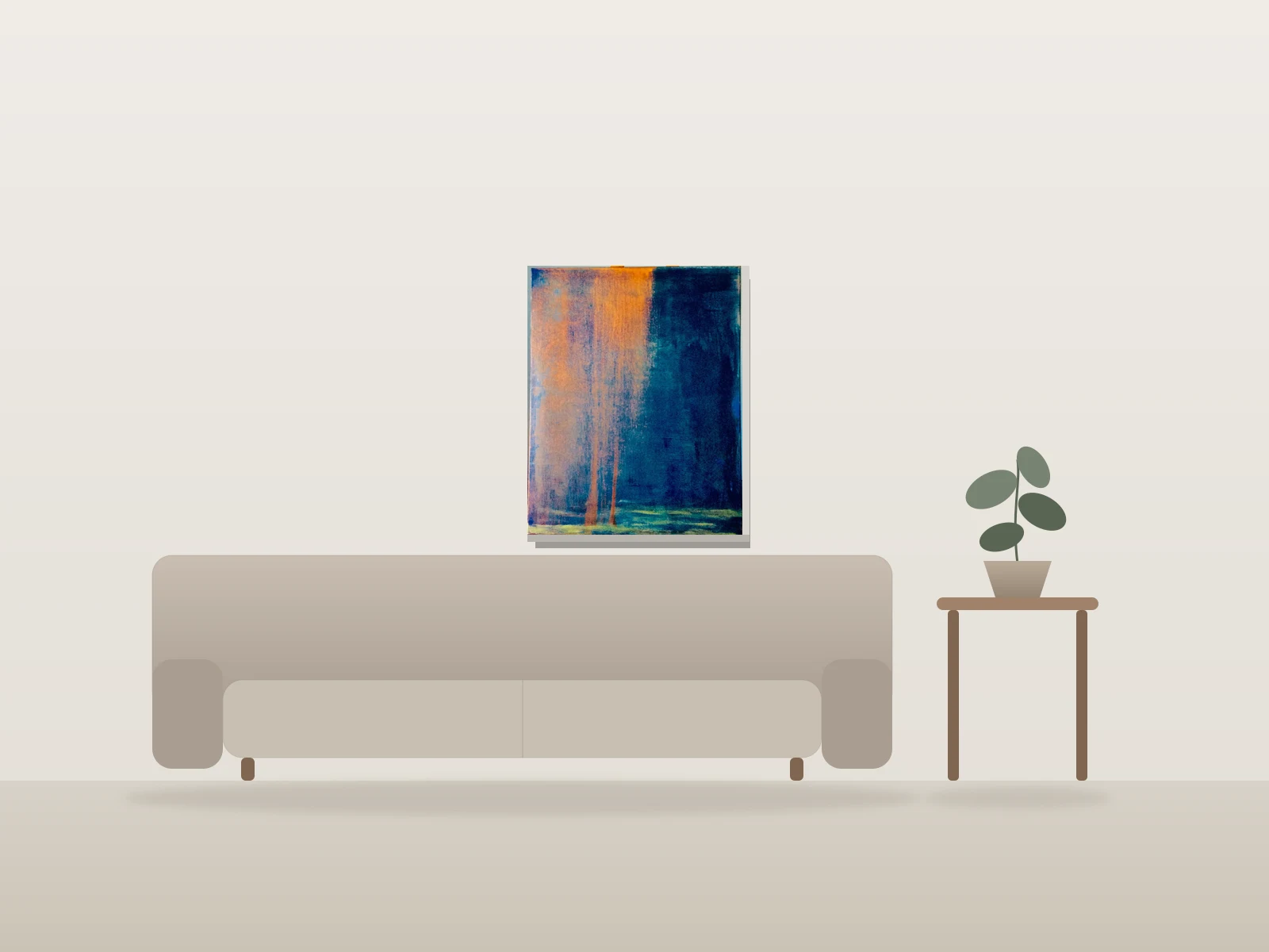 Bayou by Benchaya shown to scale in a room