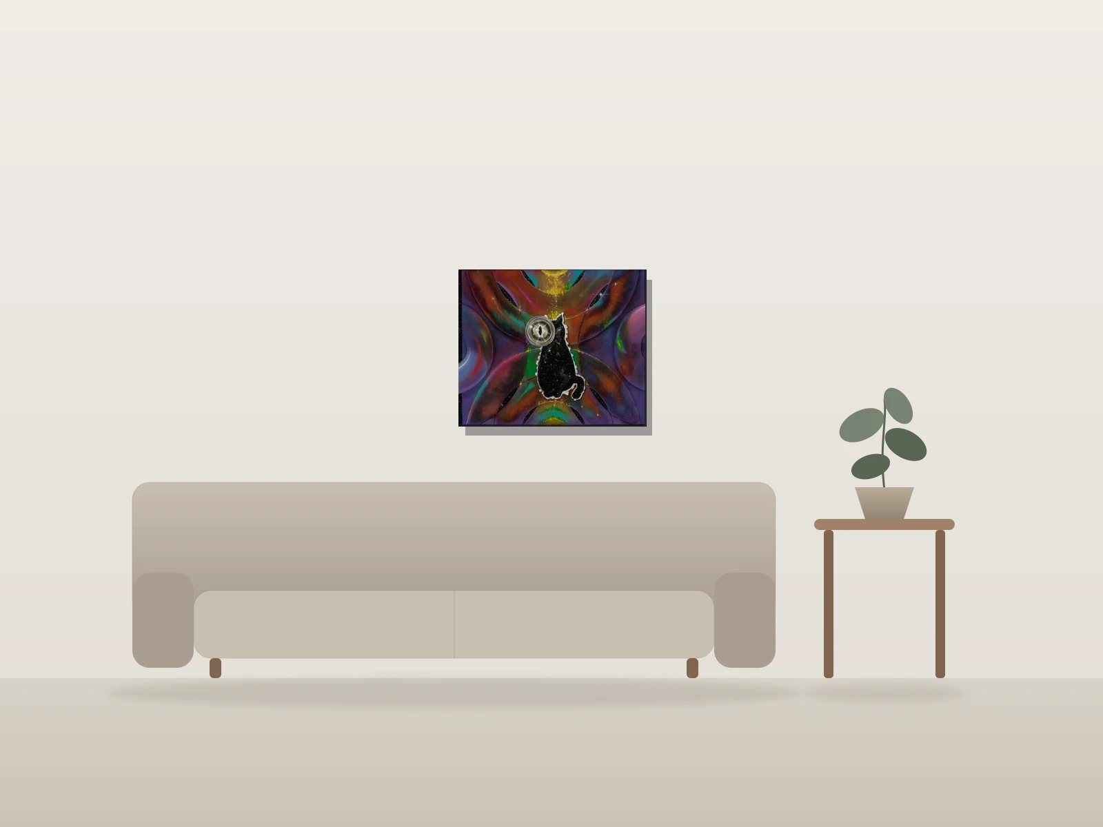 Le Maître by RoberJe shown to scale in a room