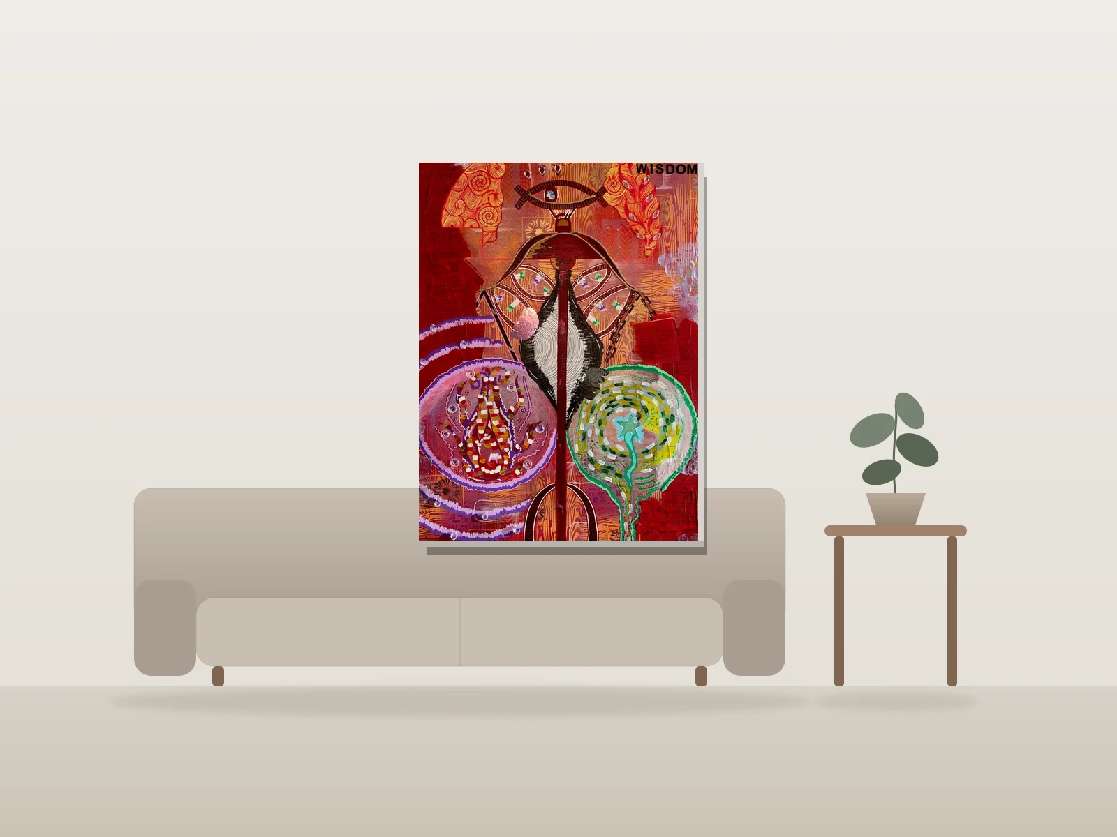 Sagesse by May.L shown to scale in a room