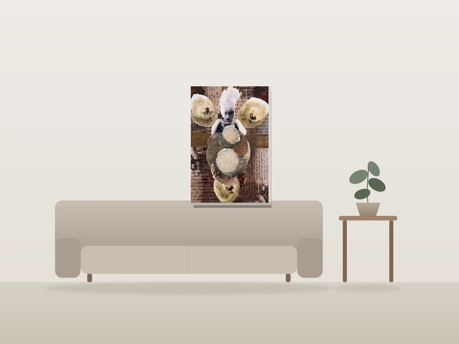 Vanda by Robin Rivers shown to scale in a room