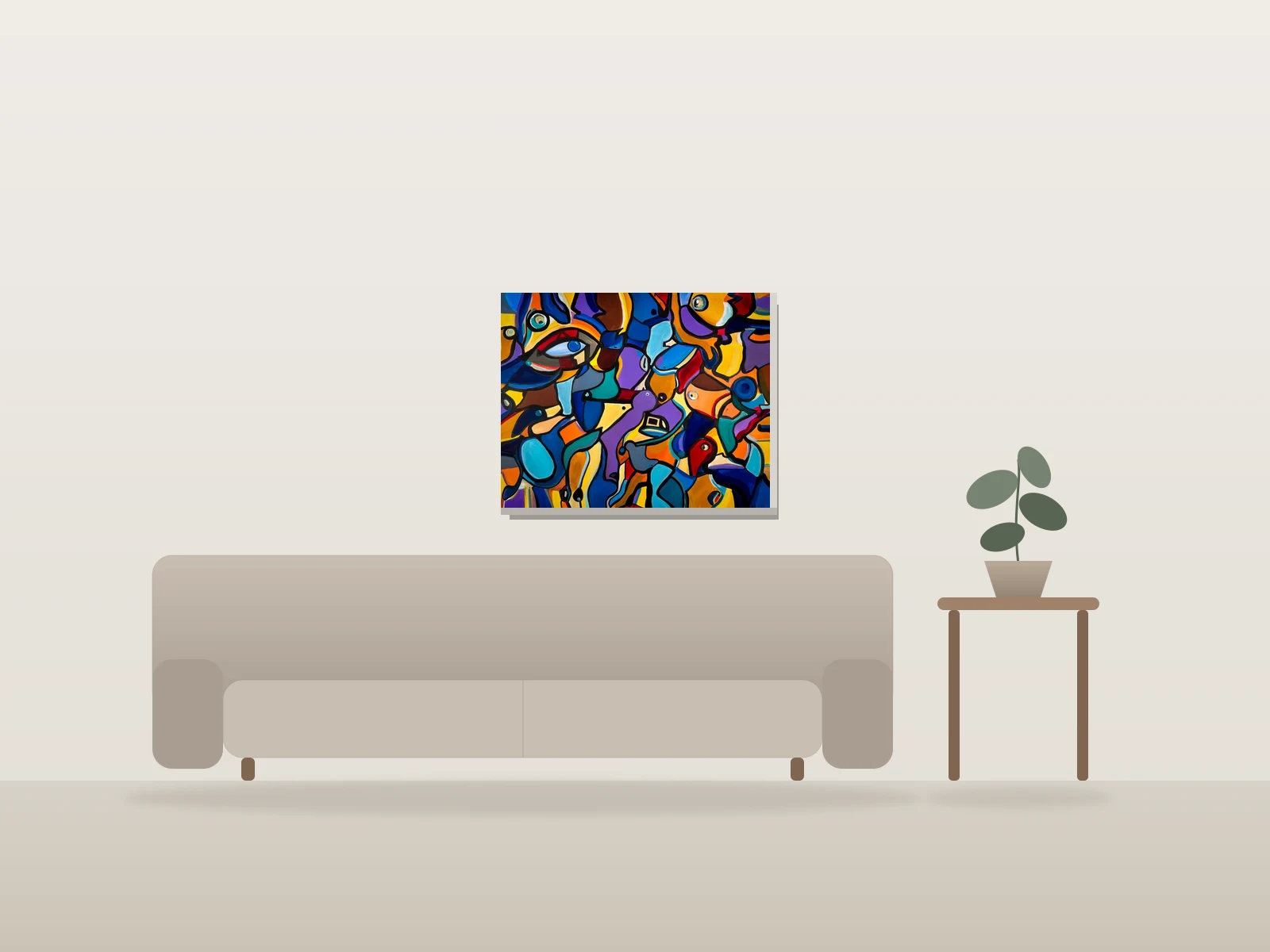 aquarium 2 by Voyerart shown to scale in a room