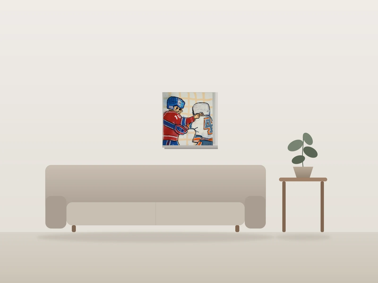 MTCH D BX 2 by woodydacherry shown to scale in a room