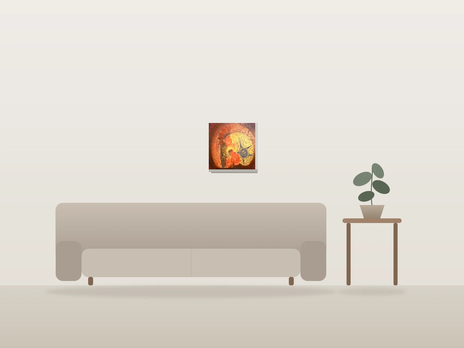 Main Divine Laisse nous vivre by anniesene shown to scale in a room