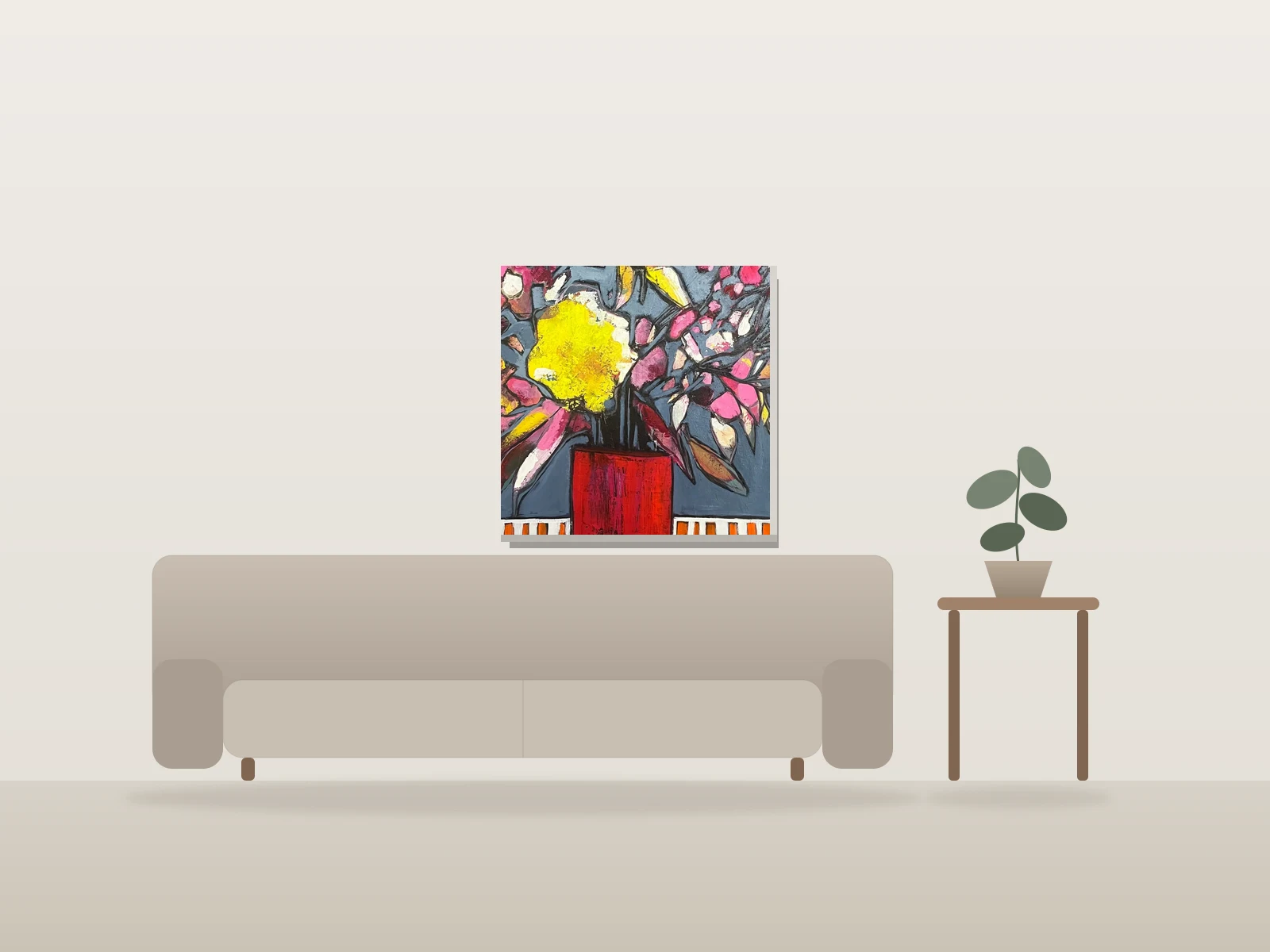 MAGIQUE by Sylvie Santerre shown to scale in a room