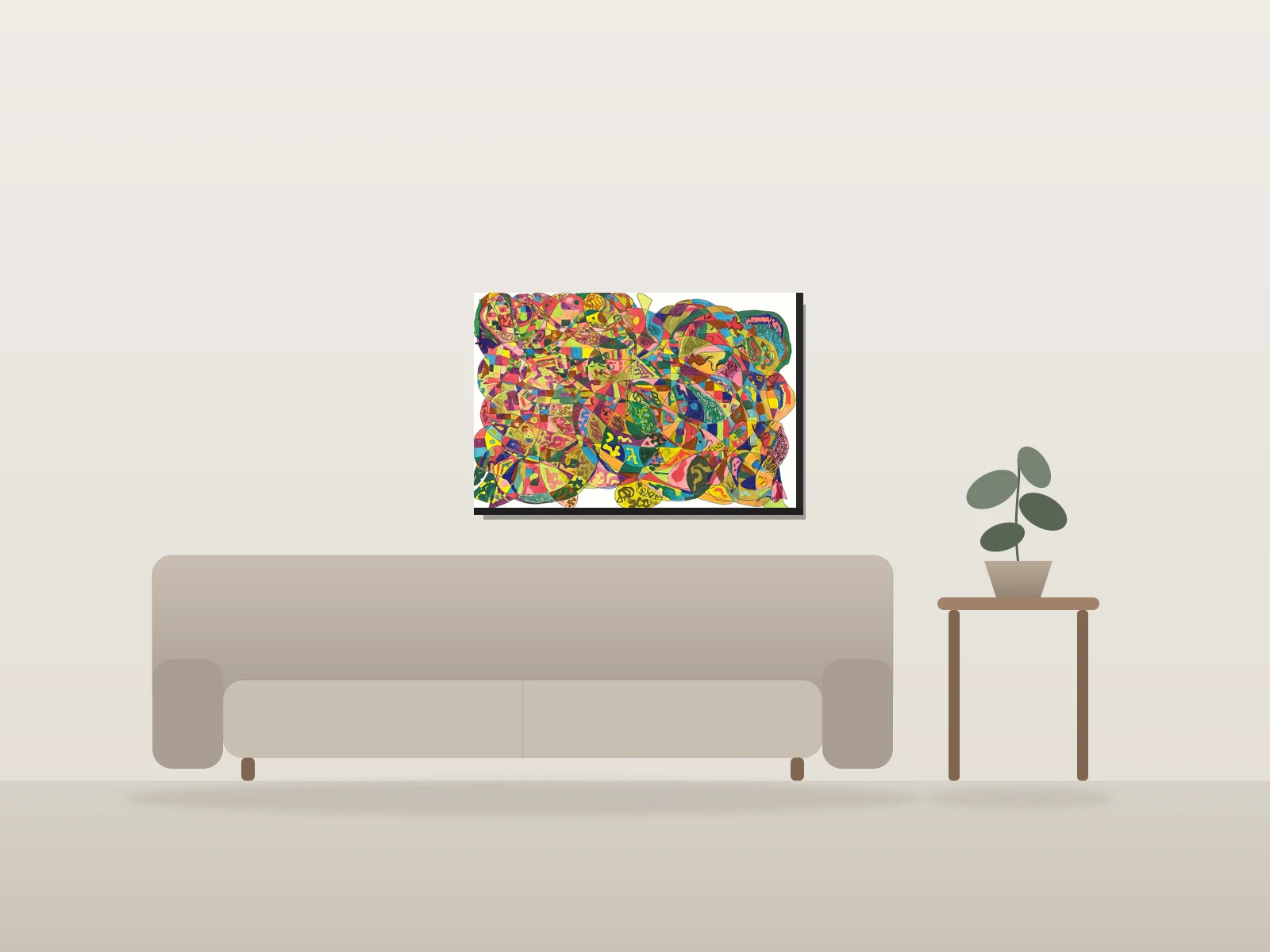 Galactic by Michael rovito shown to scale in a room