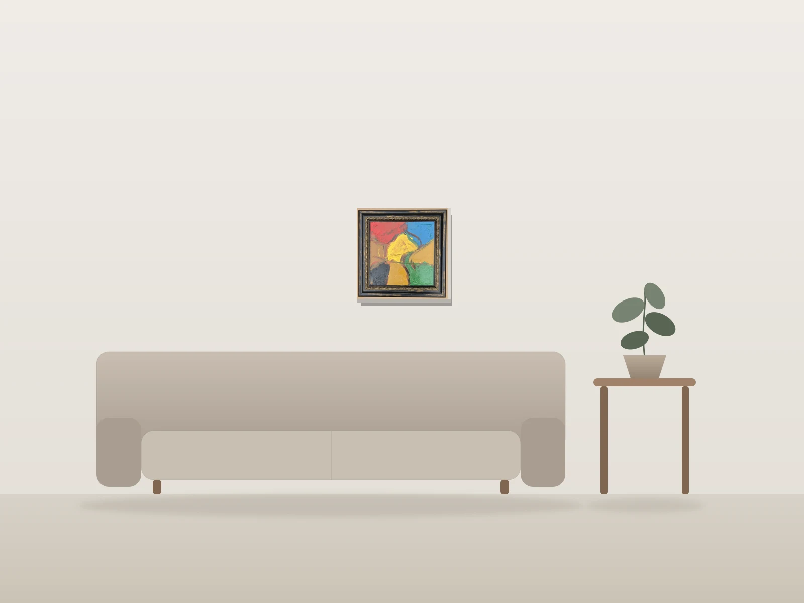 Atlas des mines - carte n° 311 by Marek K. shown to scale in a room