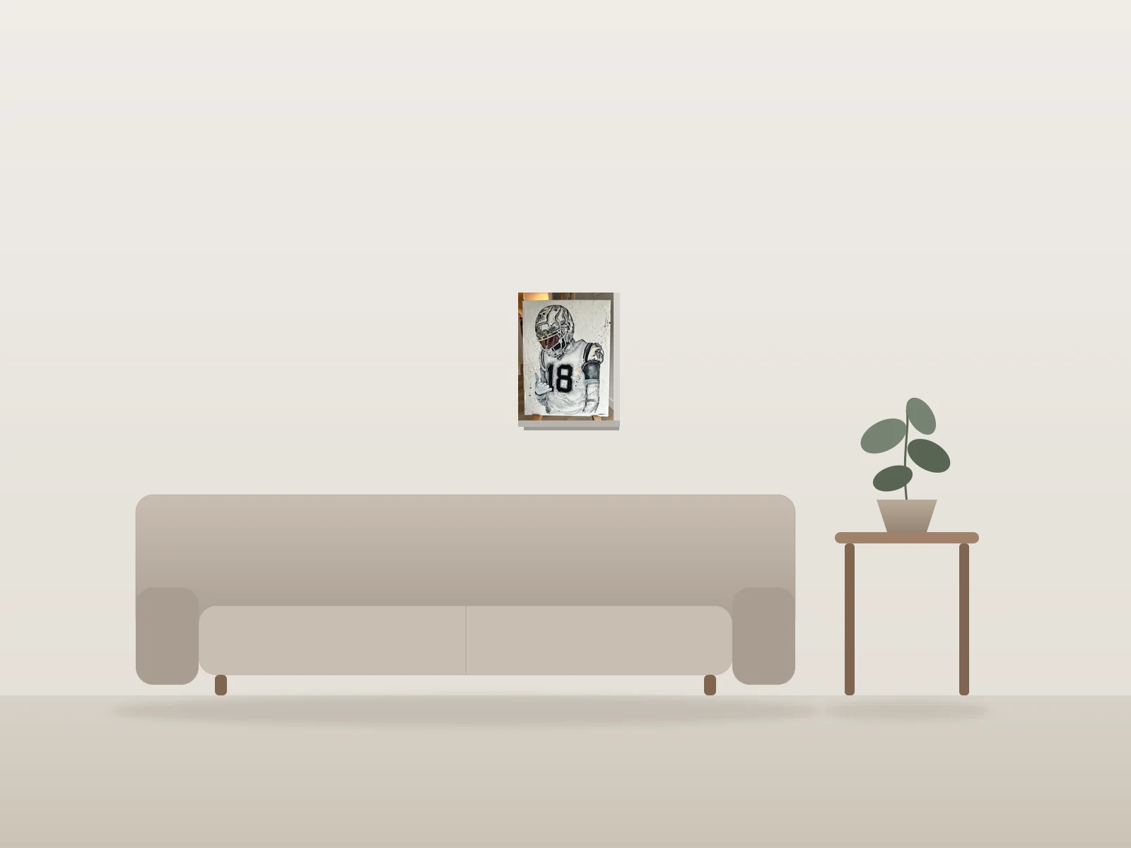 Jettas by Livia Tremblay shown to scale in a room