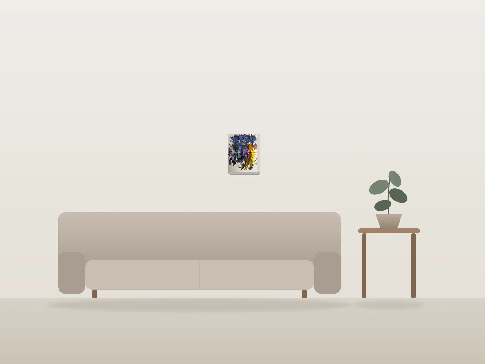 Tubas on guard by Ndpth shown to scale in a room