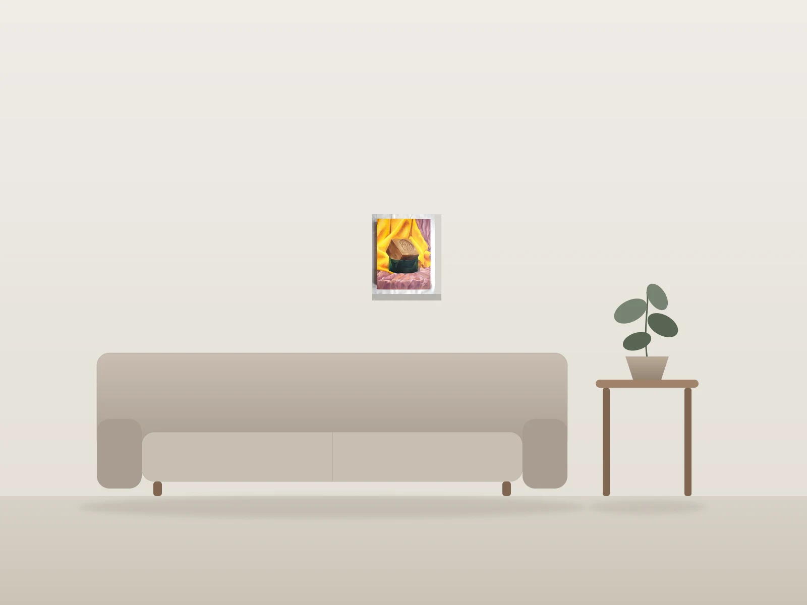 Savon by LIZA shown to scale in a room