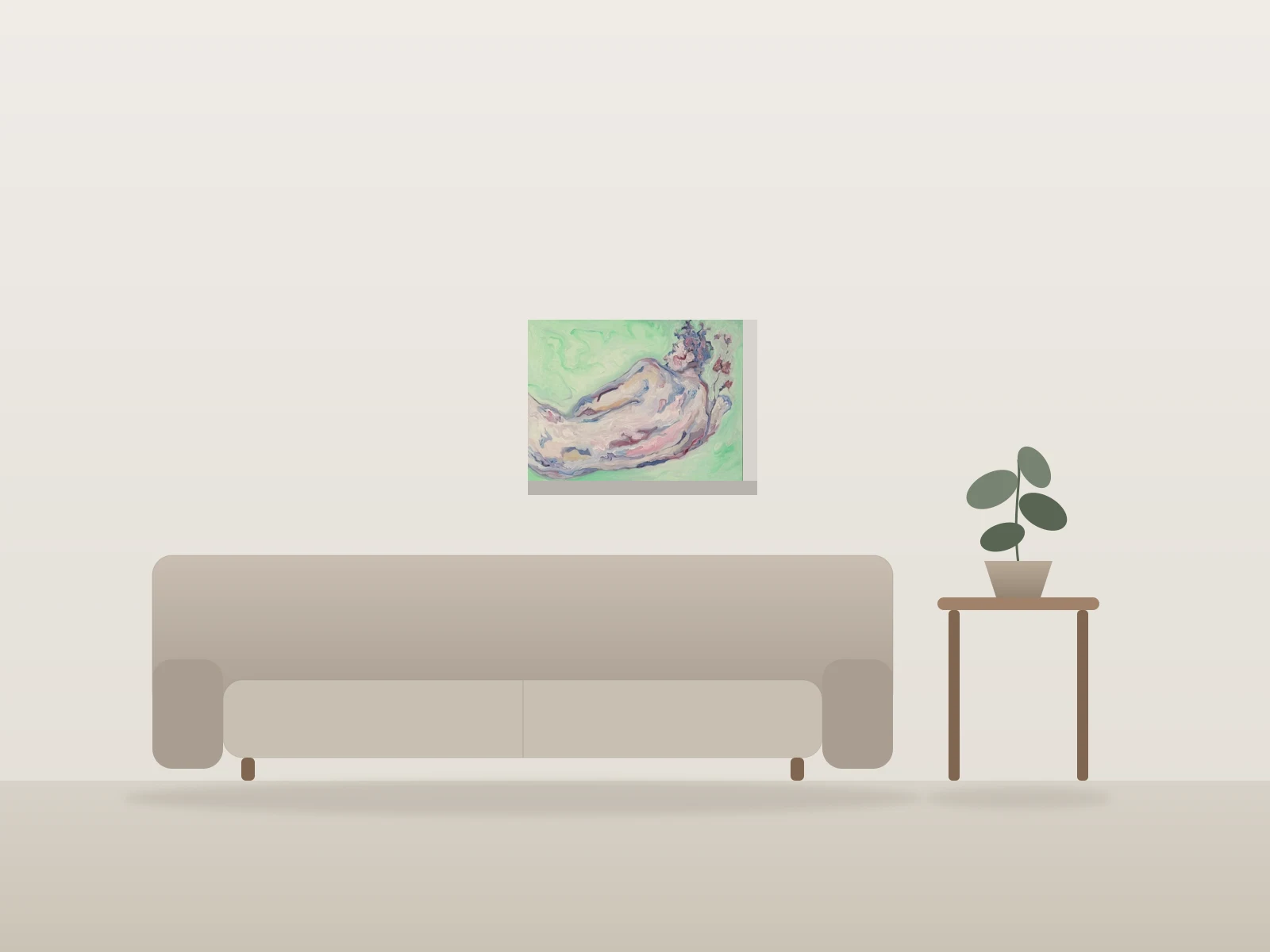Sonder Summer Bummer par maxsharpismute présentée à l'échelle dans une pièce