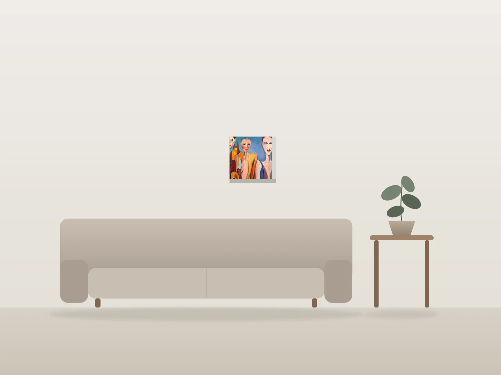 Donne-moi « Dreadful » by maxsharpismute shown to scale in a room