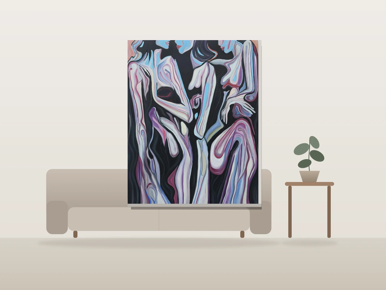 Muses II by maxsharpismute shown to scale in a room