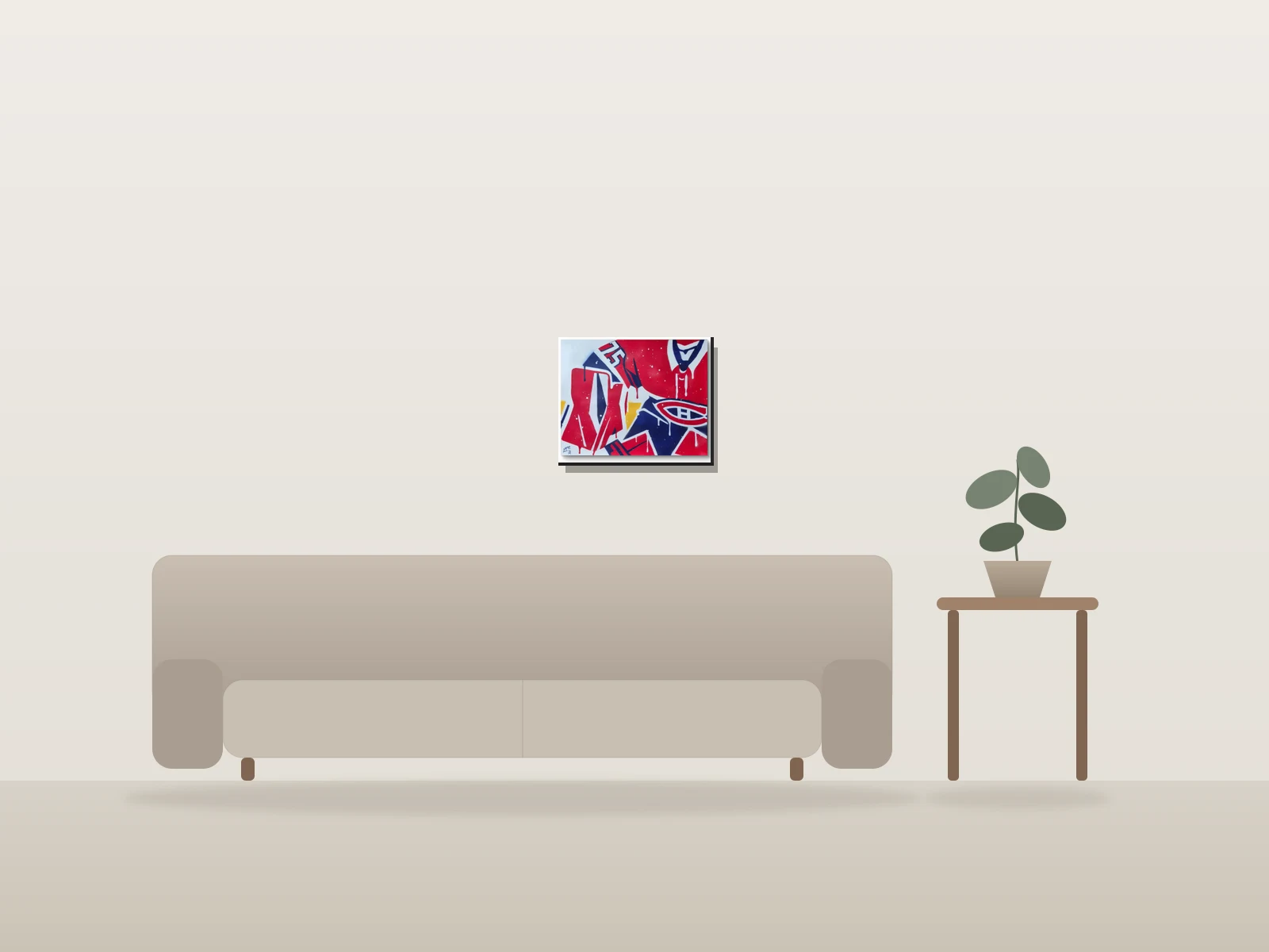 75 Jakub Dobeš by m42 shown to scale in a room
