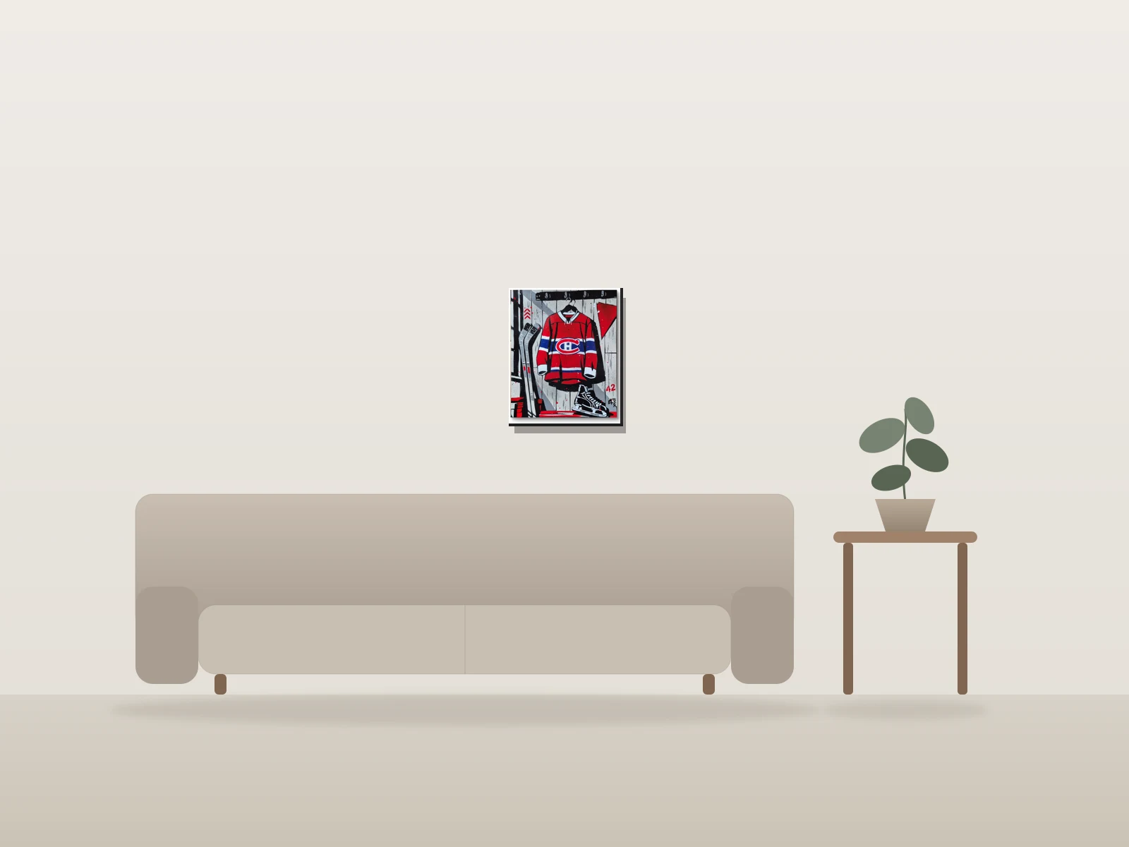 Chambre des Légendes by m42 shown to scale in a room