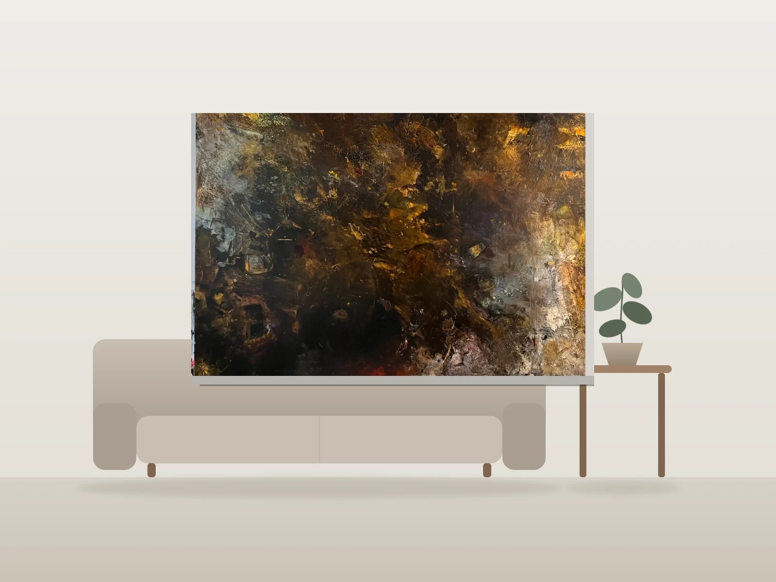 Le Dôme by Christian Corvellec shown to scale in a room