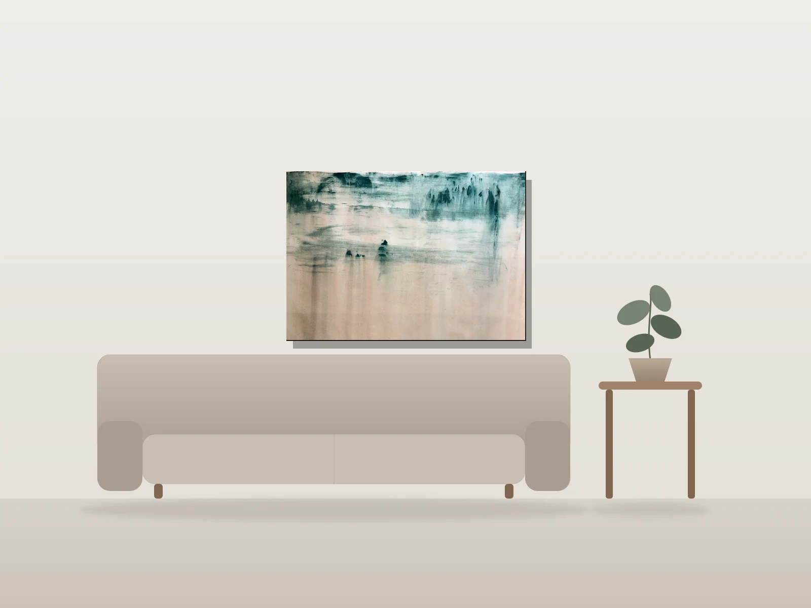 ... by Glass ZHANG shown to scale in a room