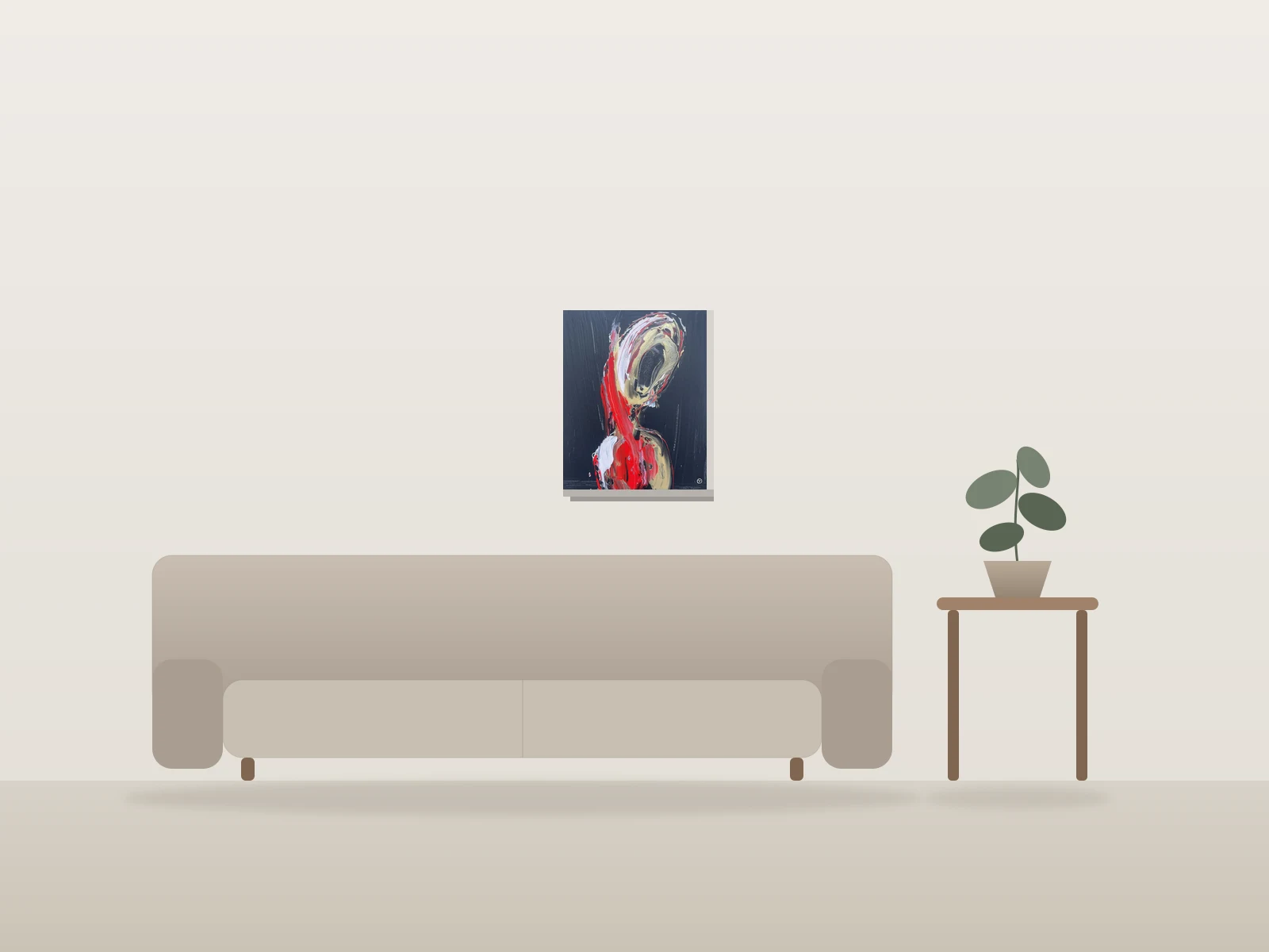 Cri 1 by Yucel shown to scale in a room
